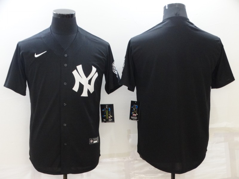 Men New York Yankees Blank Black Game 2022 Nike MLB Jersey